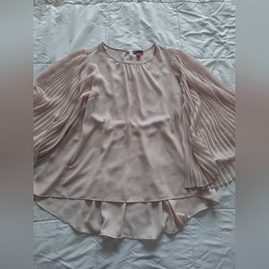 Vince Camuto Blush Pink Angelwing Blouse